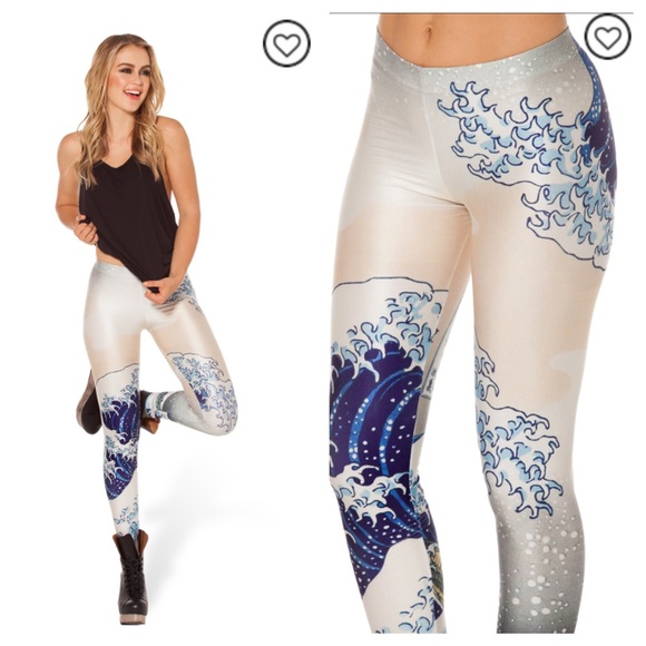 Black Milk The great wave leggings