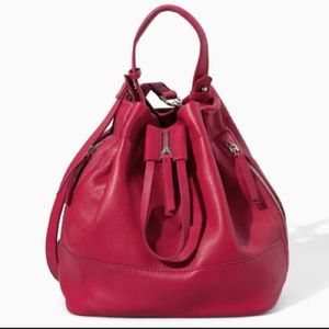 Zara Red Bucket Bag