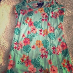 Rue 21 Floral Tank, size M