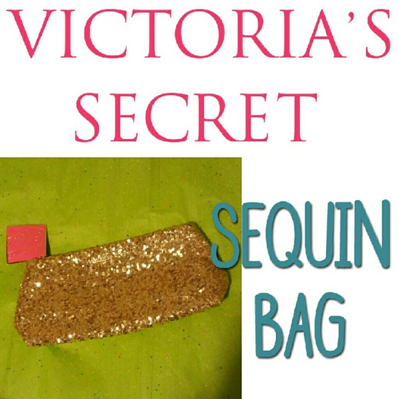 Victoria's Secret Handbags - ☝TRADED☝Gold Victorias Secret bag