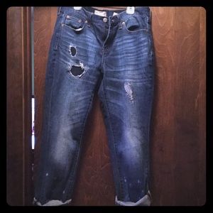 Madewell boyfriend distressed jeans size 29