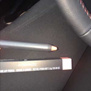 Frolic and red in velvetease mac lip color