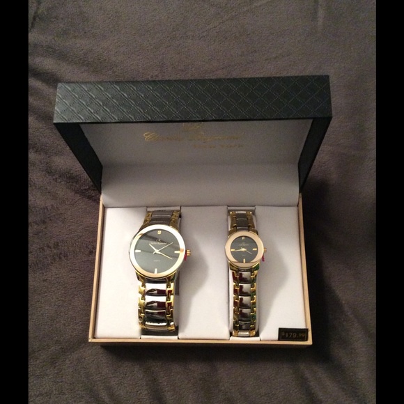 New Charles Raymond his and hers watches
