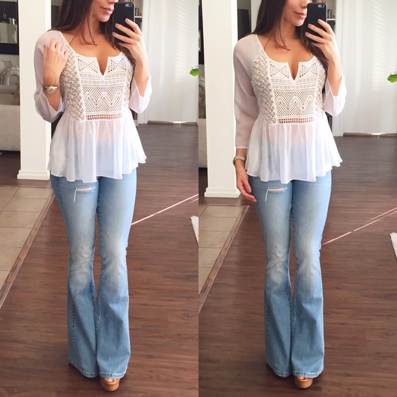 SOLD Boho Top - Picture 2 of 4