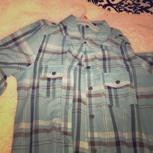 Wishful park plaid button down