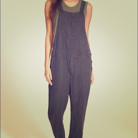 flax linen overalls