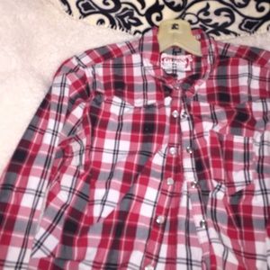 GUESS plaid shirt