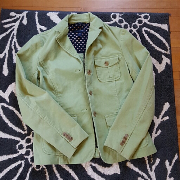 Lands end lime green blazer