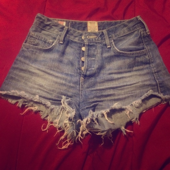 True Religion high waist shorts.