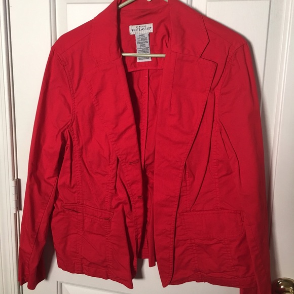Red blazer