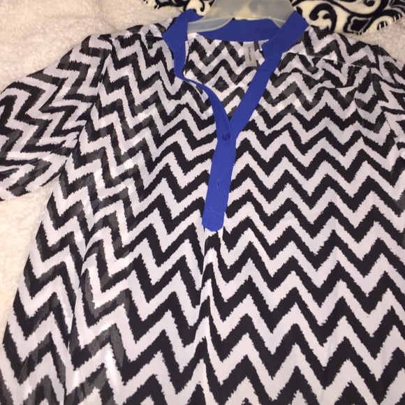 Tacera chevron dress, Size S