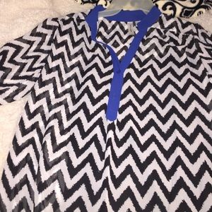 Tacera chevron dress, Size S