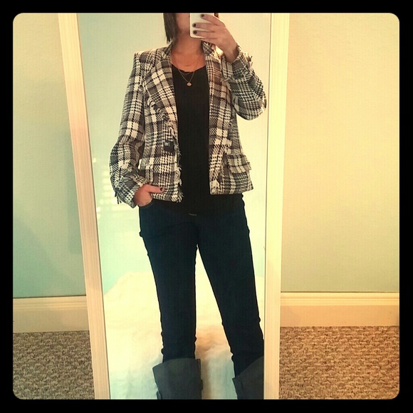 Plaid blazer