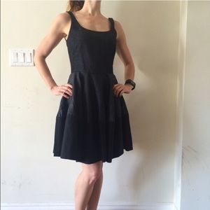 Denim Fit & Flair Dress