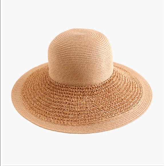 J. Crew textured summer straw hat