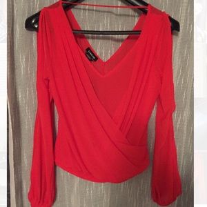 Bebe - Red Blouse