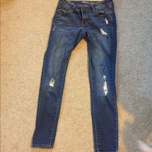 Rock star old navy skinny jeans