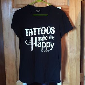 Tattoos make me happy tee