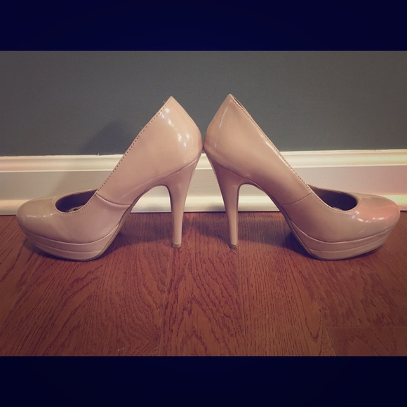 Four inch platform heels