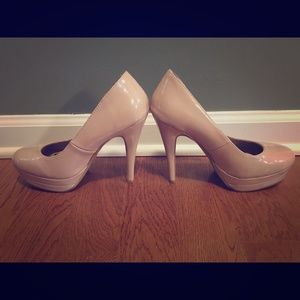 Four inch platform heels