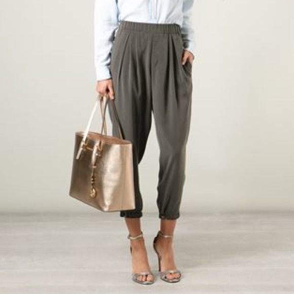 Gold Michael kors tote