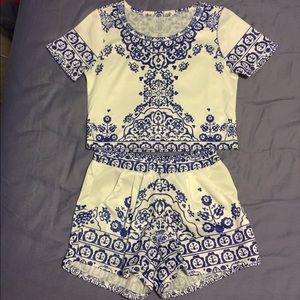 Two piece porcelain print