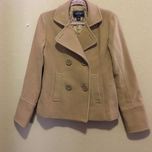 A&E Tan Peacoat