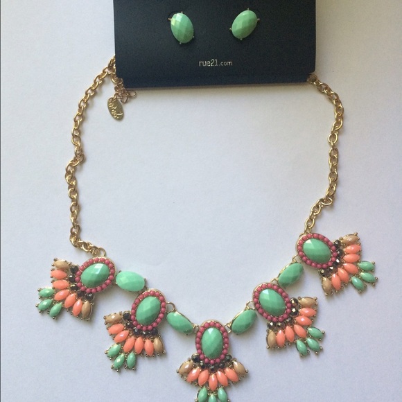 Multi-colored Statement Necklace