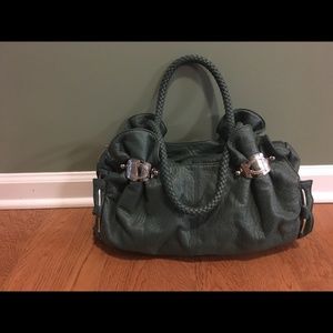 Dark green shoulder bag
