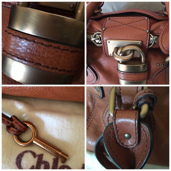 π«SOLDπ« Chloe Paddington in East West leather - Picture 3 of 4