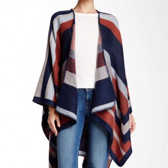 Cake & Roses Oversized Wrap Poncho (Nordstrom)