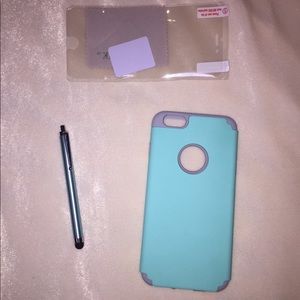 iPhone 6 PLUS case/ screen protector/ pen