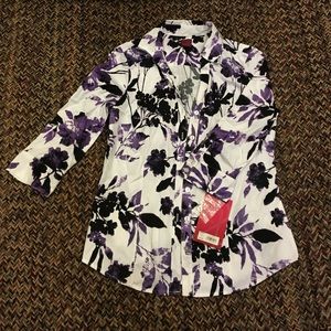 212 collection dress button down