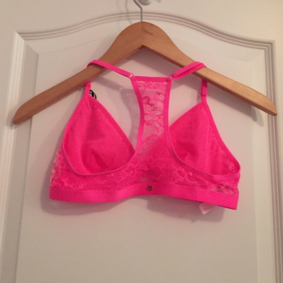 💥SOLD💥RARE VS Pink Fashion Show Bralette - Picture 3 of 4