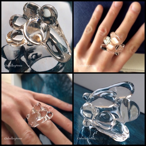 Handblown Glass Nebular Ring - Picture 2 of 2