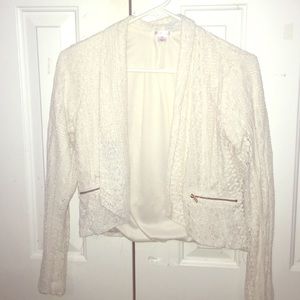 White Work Blazer