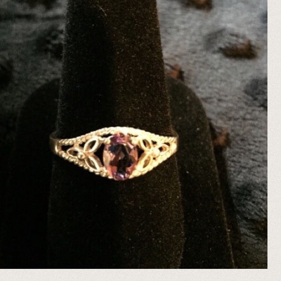 Avon Jewelry - 925 Sterling Silver Genuine Amethyst