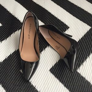 Patent Black Madden Girl Pumps - Sz 6.5