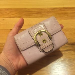 Coach trifold wallet