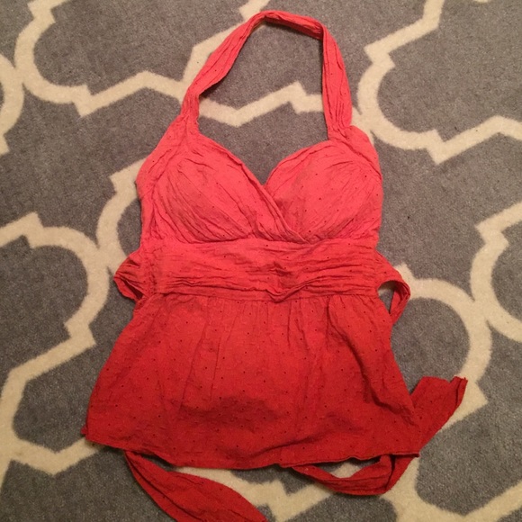 Ombré pink halter