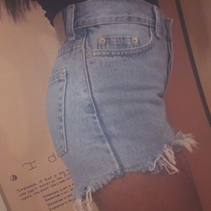 Self made high waisted shorts