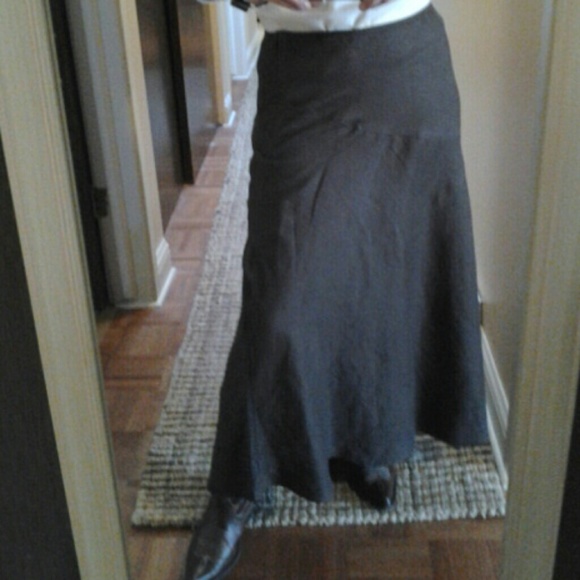 Eddie Bauer long brown skirt.