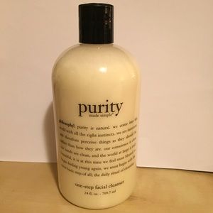 HUGE 24oz Philosophy Purity made simple cleanser
