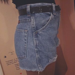 Vintage DIY high waisted shorts