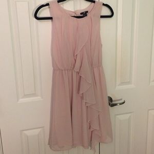 H&M blush ruffle dress