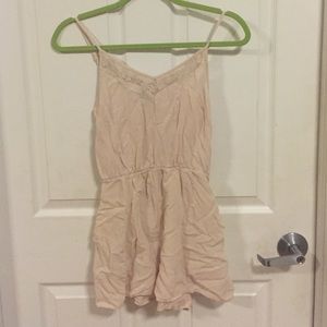 Cream colored short romper!