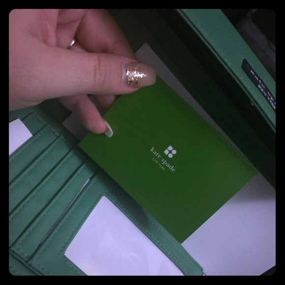 Brand new green Kate Spade wallet
