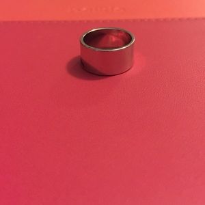 Thick Silver Midi Ring