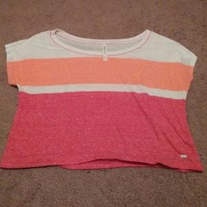 Aeropostale Striped Crop-Top