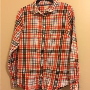 J.Crew flannel shirt.